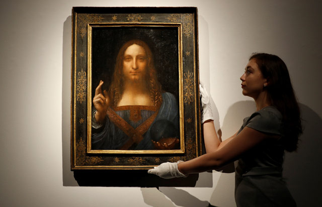 Tüm eserlerin en pahalısı: 'Salvator Mundi'