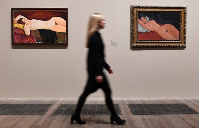 Modigliani'nin çıplakları Londra'da