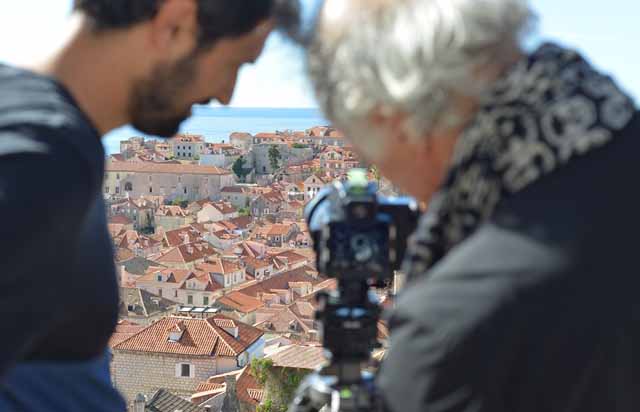 Mimarlık tarihi fotoğrafları Dubrovnik'te 