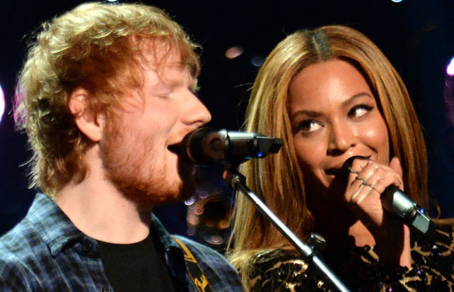 Ed Sheeran ve Beyonce zirvede