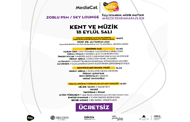 fizy İstanbul Müzik Haftası'nda ücretsiz oturumlar