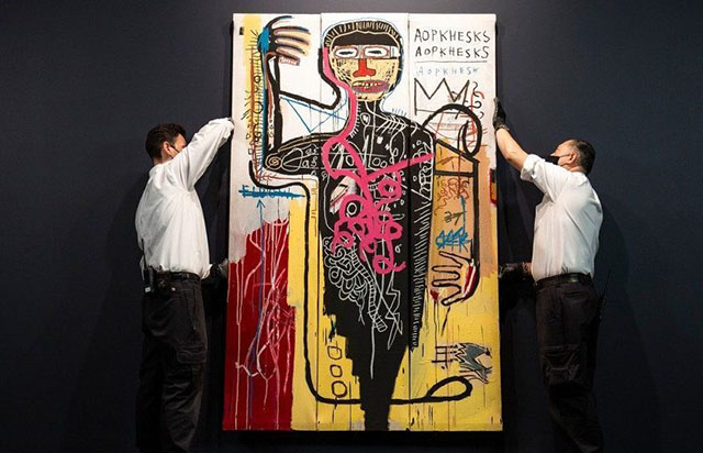 Basquiat'ın 'Versus Medici' tablosu satışa çıkıyor