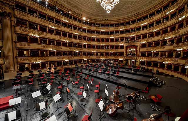 La Scala'da yeni 'normal'