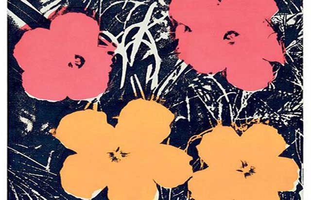 Warhol’un çiçeği açık artırmada