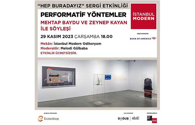 “Performatif Yöntemler” 29 Kasım’da İstanbul Modern’de