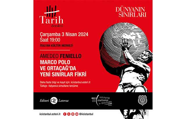 “Dünyanın Sınırları” serisinin üçüncü etkinliği, 3 Nisan’da İtalyan Kültür Merkezi’nde