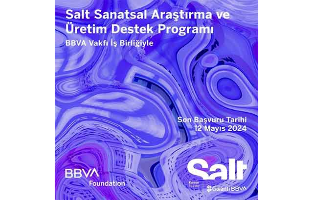 Salt Sanatsal Araştırma ve Üretim Destek Programı’na başvurular sürüyor