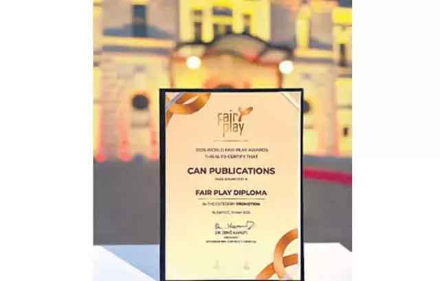 Can Yayınları’na Fair Play ödülü