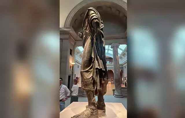 Marcus Aurelius’un heykeli Cumhurbaşkanlığı Millet Kütüphanesi’nde