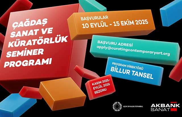 'Çağdaş Sanat Ve Küratörlük' Seminer Programı’na başvurular başladı