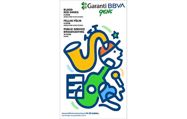 Garanti BBVA Genç Konserleri ile üç farklı müzikal evren