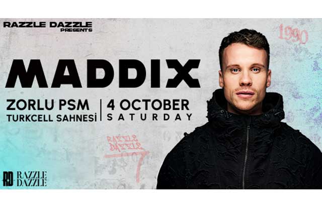Maddix, 4 Ekim’de Zorlu PSM'de