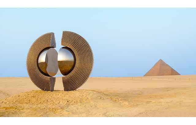 Giza’da bir Türk sanatçının imzası