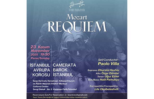İstanbul Avrupa Korosu ve Camerata Barok ile Mozart’ın izinde