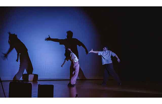 Fransız dans ikilisinden gölge şovu