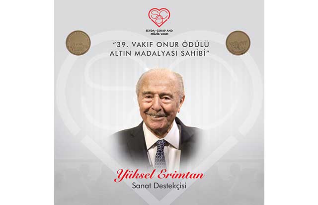 Yüksel Erimtan’a Ödül