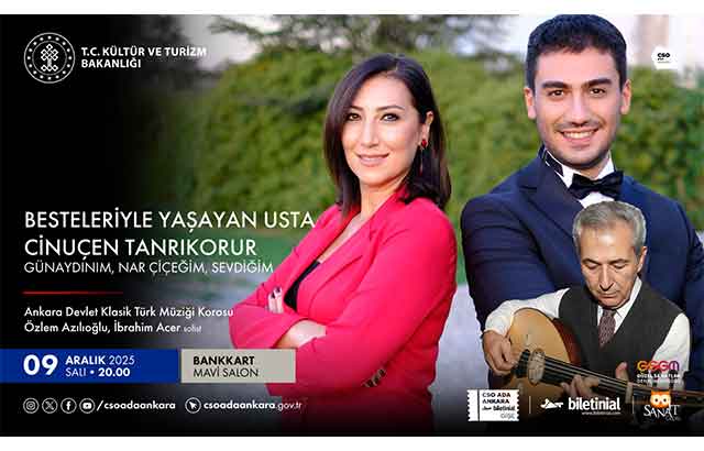 Besteleriyle yaşayan usta Cinuçen Tanrıkorur’un izinde