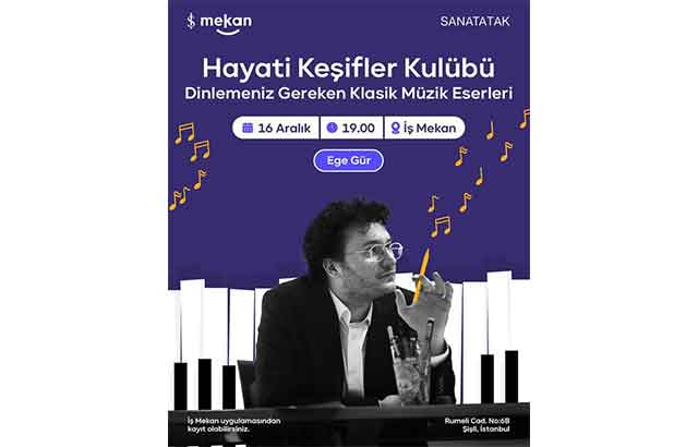 Hayati Keşifler Kulübü ikinci etkinliğiyle İş Mekan’da