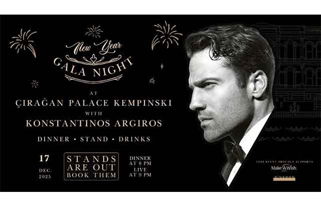Konstantinos Argiros, iyilik temalı galaya hazırlanıyor