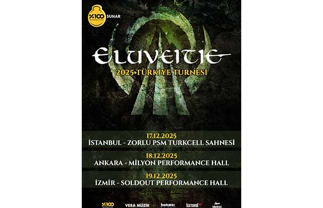 Eluveitie, Kelt rüzgârını İstanbul, Ankara ve İzmir’e taşıyor