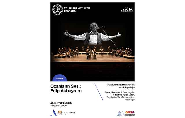 Edip Akbayram’ın zamana meydan okuyan şarkıları AKM’de