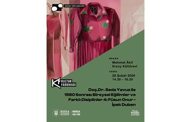 Kültür Fabrikası’nda sanat söyleşileri