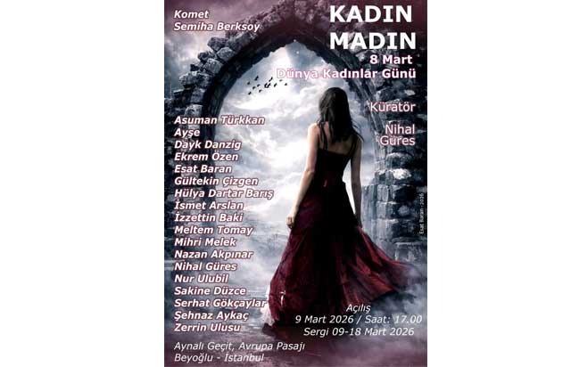 Komet’in atölyesinde sergi