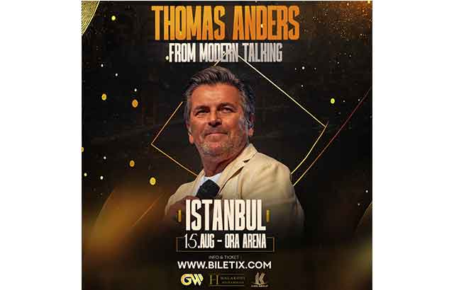 Zamansız pop fenomeni Thomas Anders, İstanbul’a geliyor