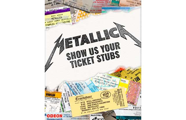Metallica eski biletlerinizi istiyor