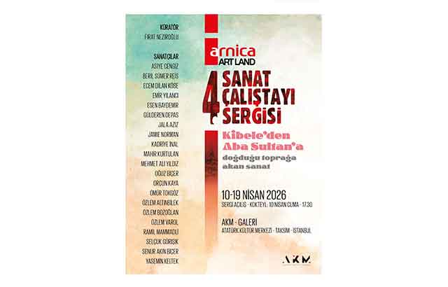 Arnica Art Land Sanat Çalıştayı eserleri AKM’de 