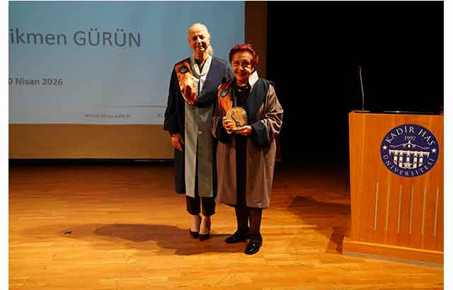 Dikmen Gürün'e “emeritus profesör” unvanı