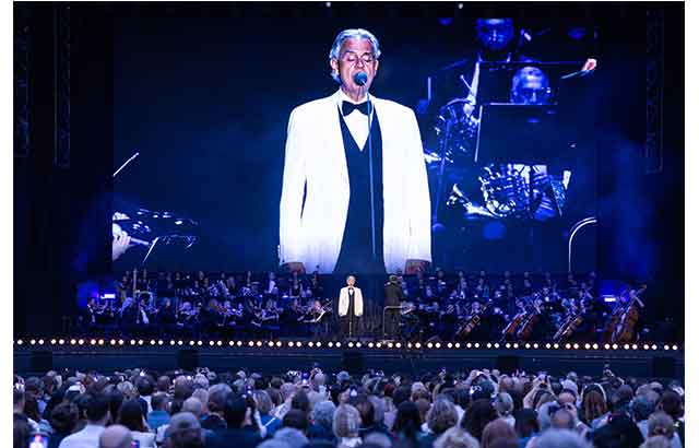 Andrea Bocelli’den unutulmayacak müzik ziyafeti