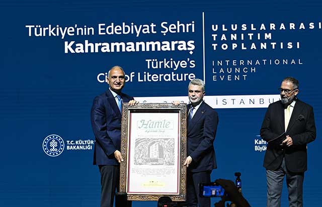 Türkiye'nin ilk ‘UNESCO Edebiyat Şehri’ Kahramanmaraş