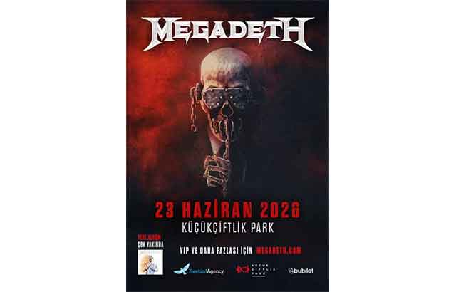 Thrash metalin efsanesi Küçükçiftlik Park’ta