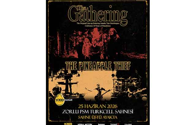 The Gathering ve The Pineapple Thief aynı sahnede