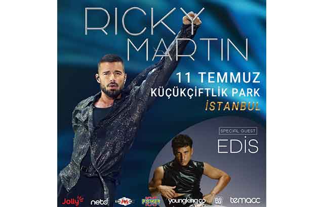 Ricky Martin 15 yıl sonra yeniden İstanbul'da