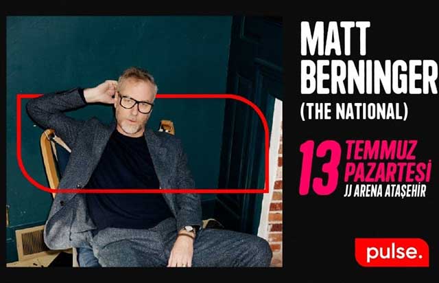 The National’ın bariton sesi Matt Berninger İstanbul’da