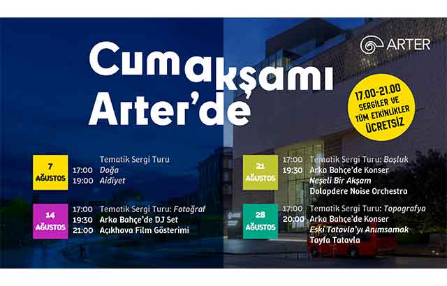 Arter cuma akşamları ücretsiz