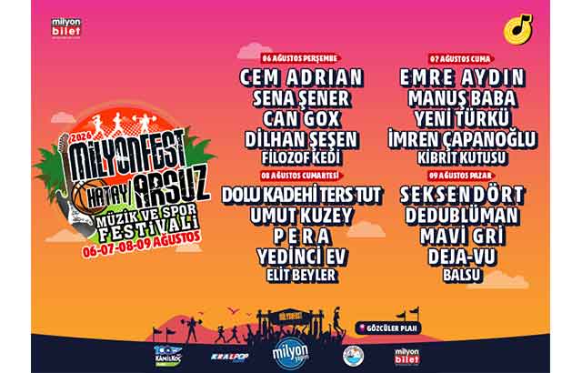 Milyonfest Arsuz beşinci yılında