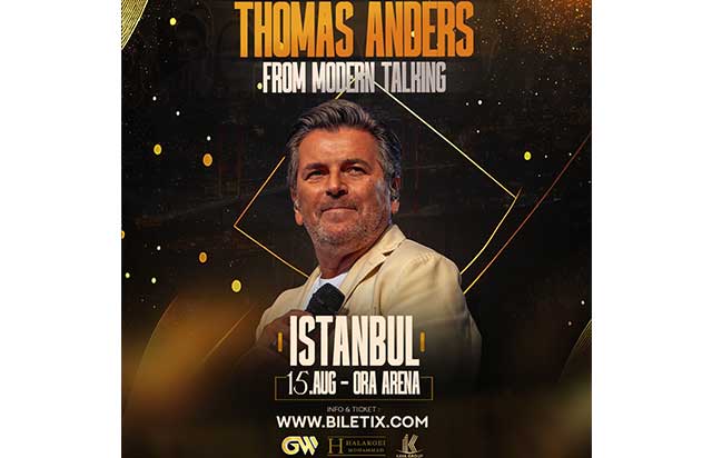 Thomas Anders yeniden İstanbul’da