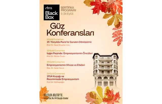  “Güz Konferansları” 5 Eylül’de başlıyor
