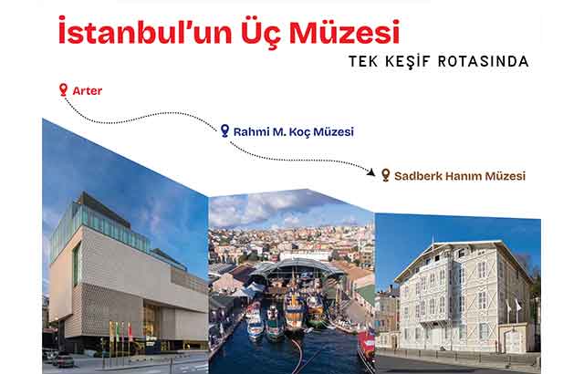 Üç müze tek keşif rotasında birleşiyor