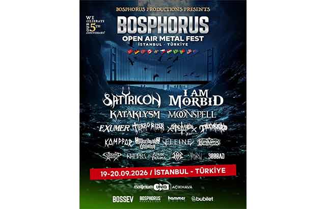 5. Bosphorus Open Air Metal Fest’e geri sayım