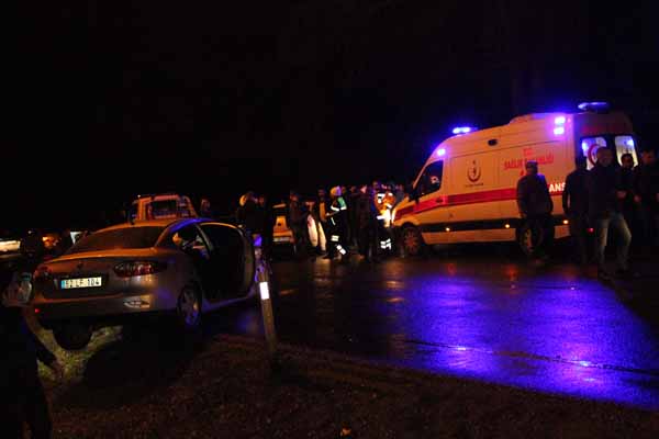Ordu'da Ã§ok feci kaza! AraÃ§ bu hale geldi