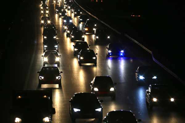 70 kilometrelik kuyruk oluÅtu! Havadan bÃ¶yle gÃ¶rÃ¼ntÃ¼lendi